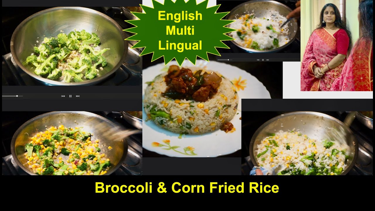 Broccoli & Corn Fried Rice | Easy & Healthy Recipe