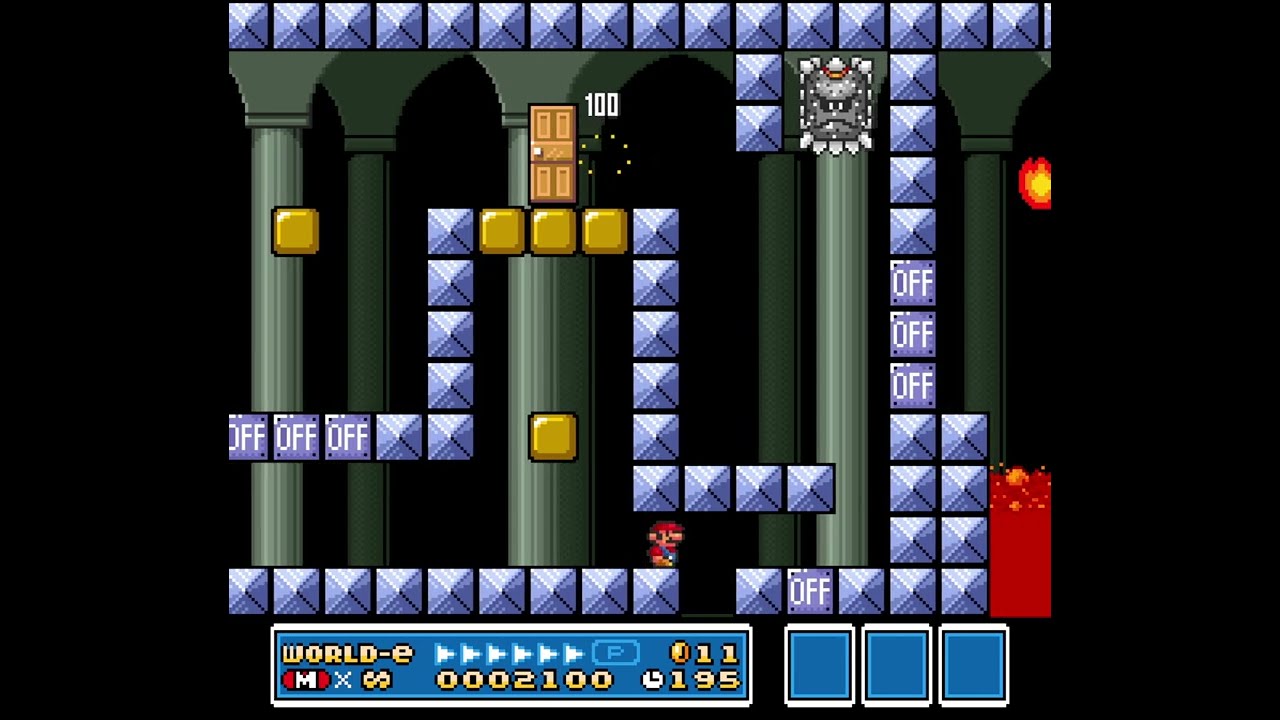World 8 Fortress [S&G Style] | SMAS SMB3 Custom Level