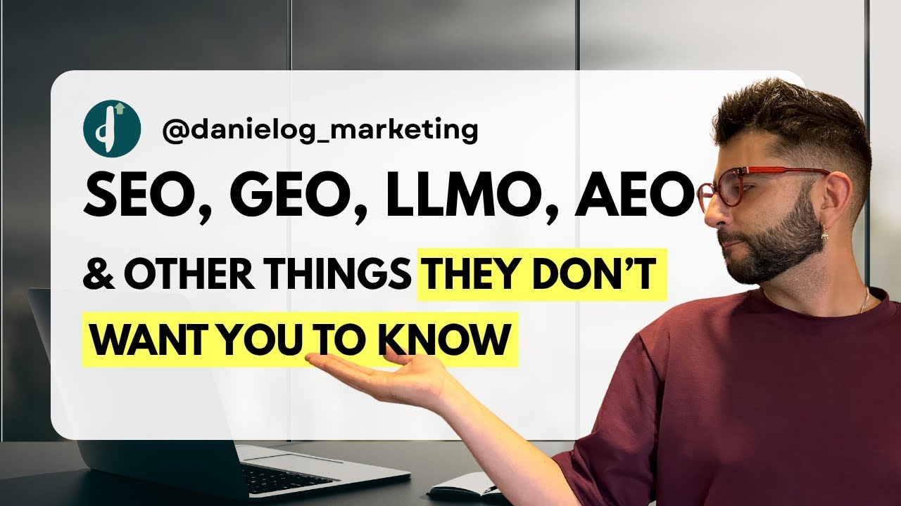 SEO, GEO, LLMO, AEO and Other Things They Don't Want You to Know
