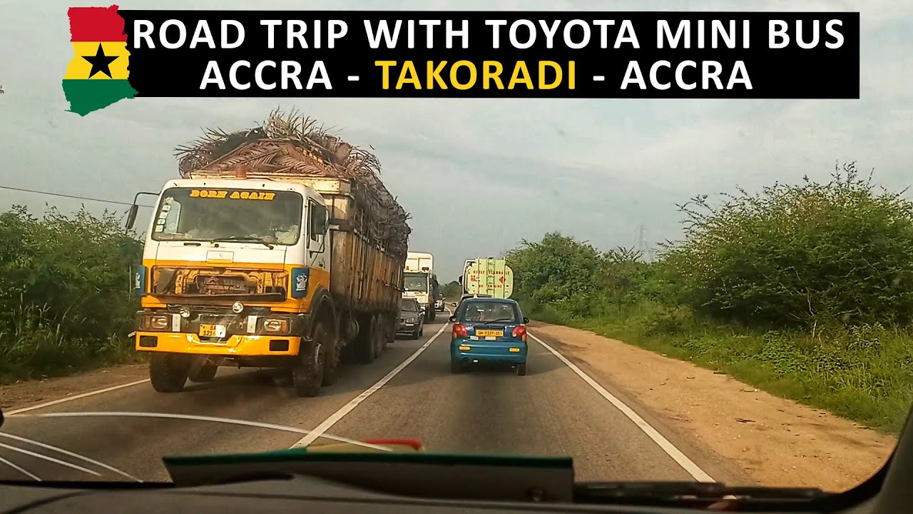 Road Trip With Toyota Mini Bus Accra Takoradi Accra.