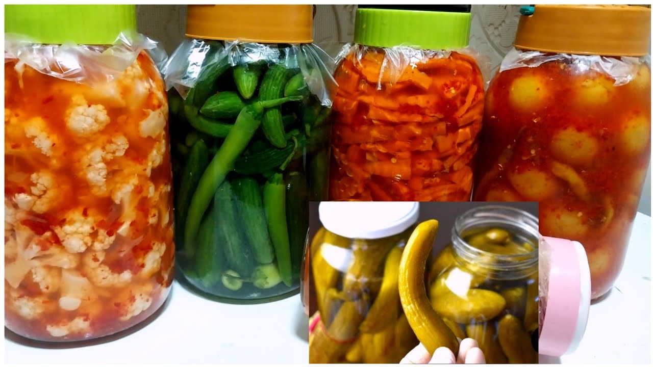 أول تجهيزات رمضان🌿المخلل المشكل اللوكس🌿 بإضافة بسيطه🌿الكل لازم يعمل كده🌿مخلل رمضان