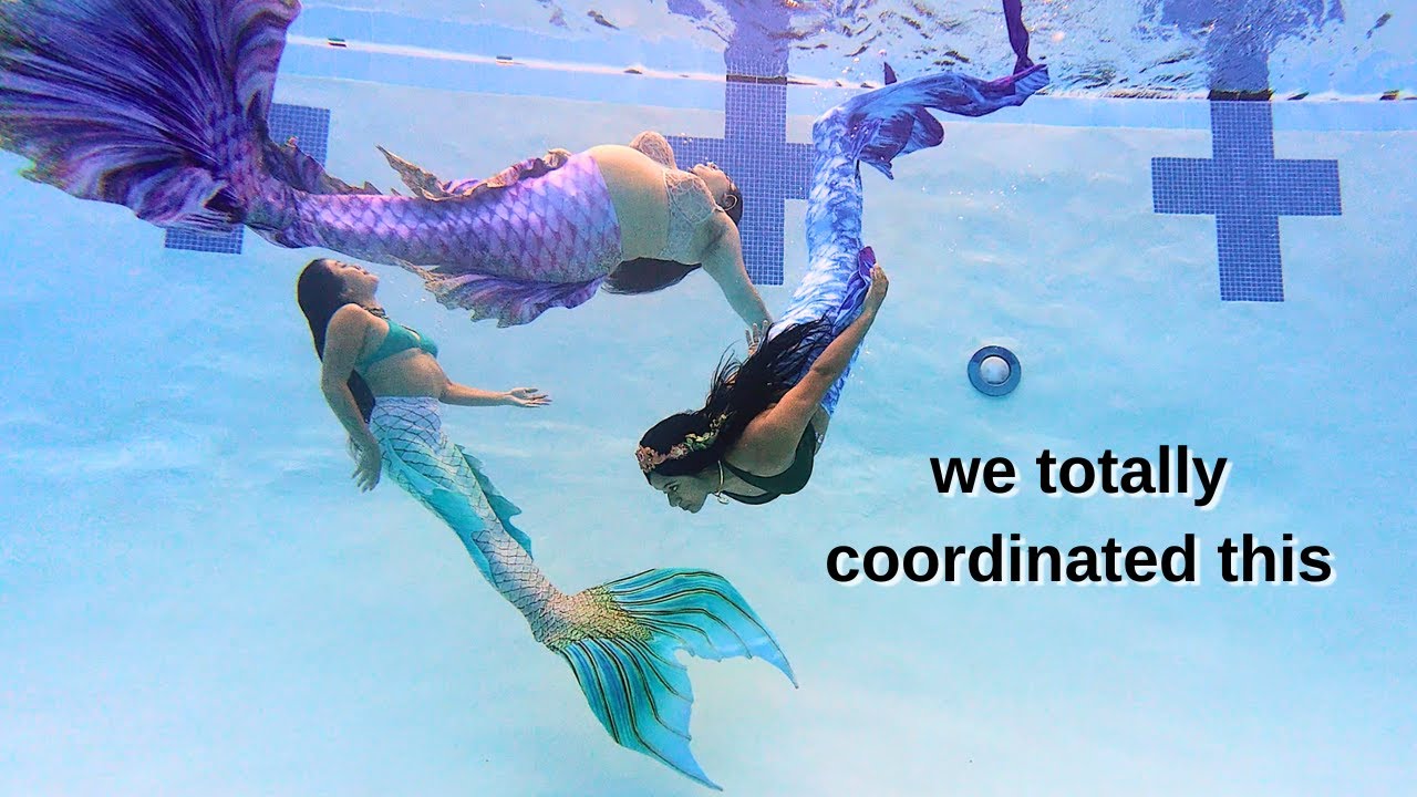 NEW Mermaid Tail swim with the San Diego Sirens | Finfolk Productions