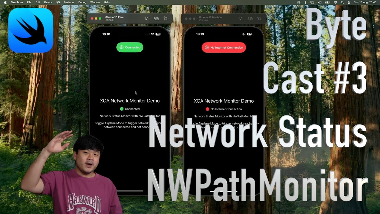 ByteCast #3 - SwiftUI Network Status Monitor | NWPathMonitor