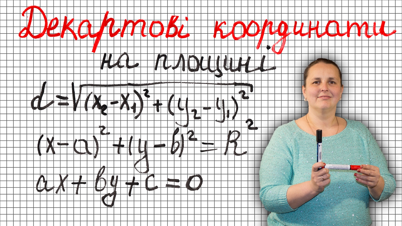 ЗНО 2017 | Декартові координати | Декартовы координаты