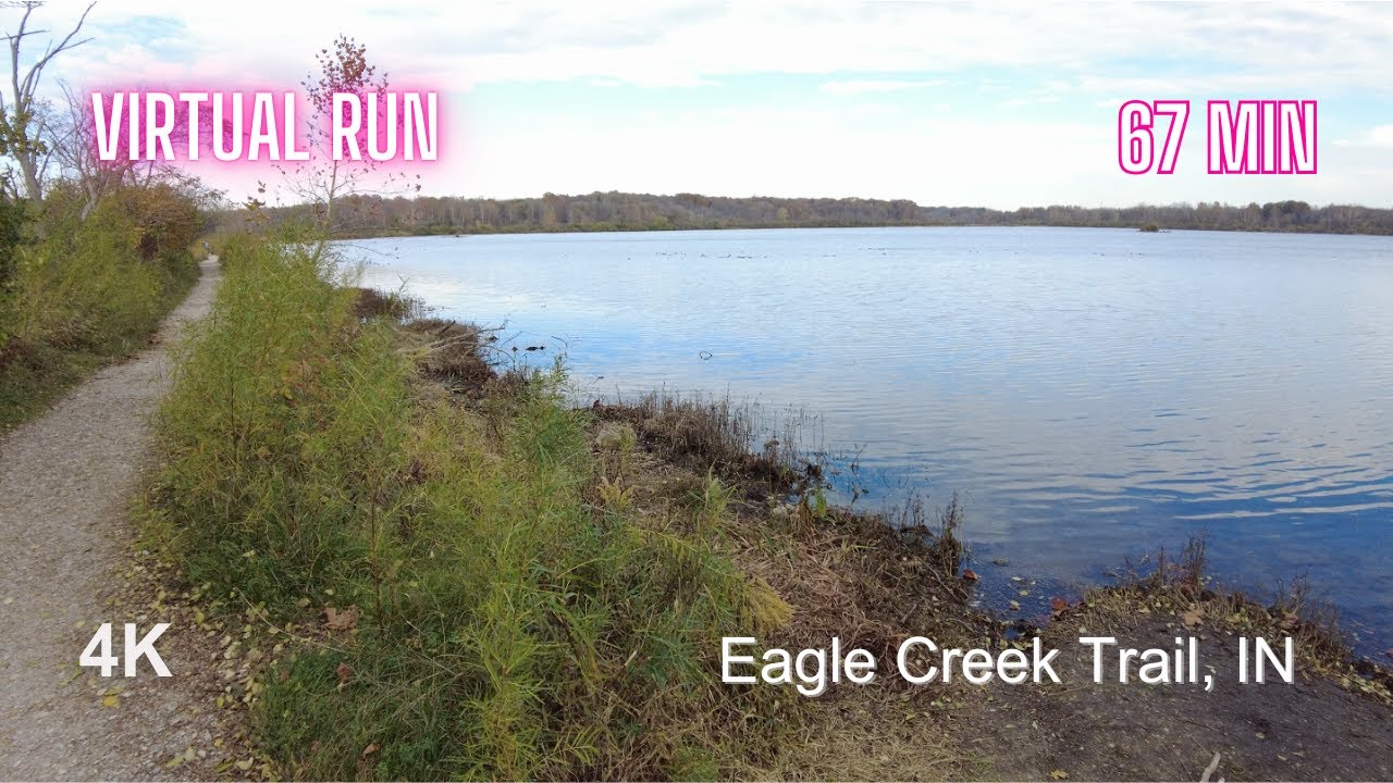 Virtual Run - Eagle Creek Red Trail, Indianapolis, IN USA