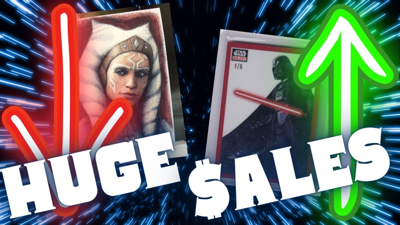 HUGE Star Wars Topps eBay Sales: Ahsoka Tano, Darth Vader PRICES