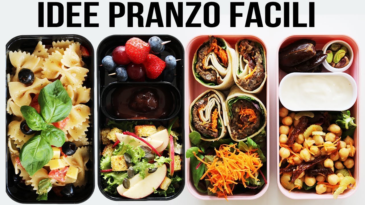IDEE PRANZO FACILI E VELOCI – UNIVERSITÀ SCUOLA LAVORO (BENTO BOX)
