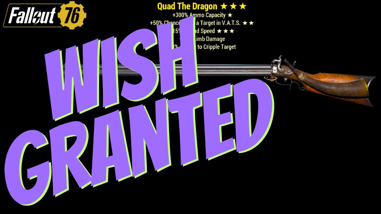 Fallout 76 PTS - Do You Really Want A Quad Dragon?