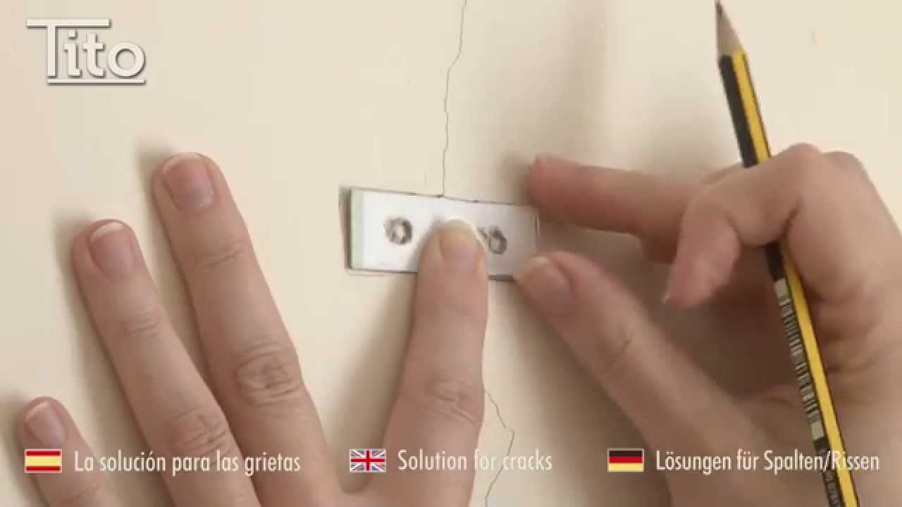 Reparaci&oacute;n de grieta en pared interior con grapas TITO