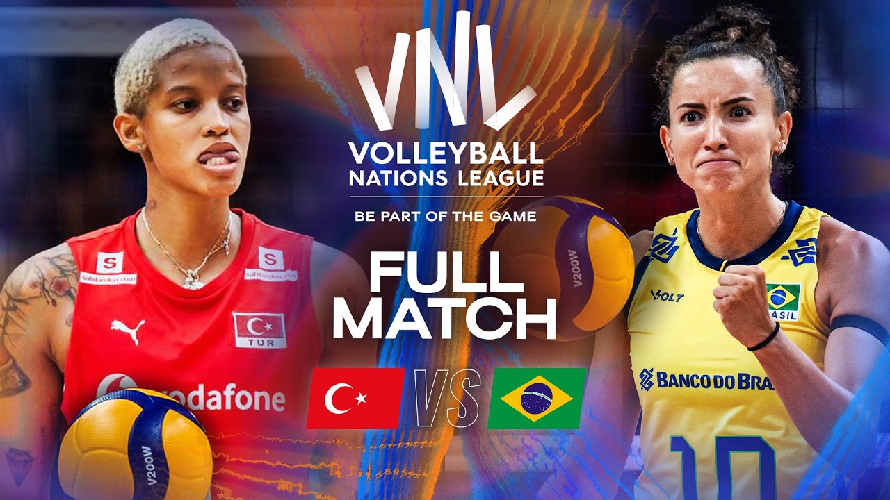Brazylia 🇧🇷 kontra T&uuml;rkiye 🇹🇷 | VNL 2025 &ndash; Cały mecz | Tydzień 2