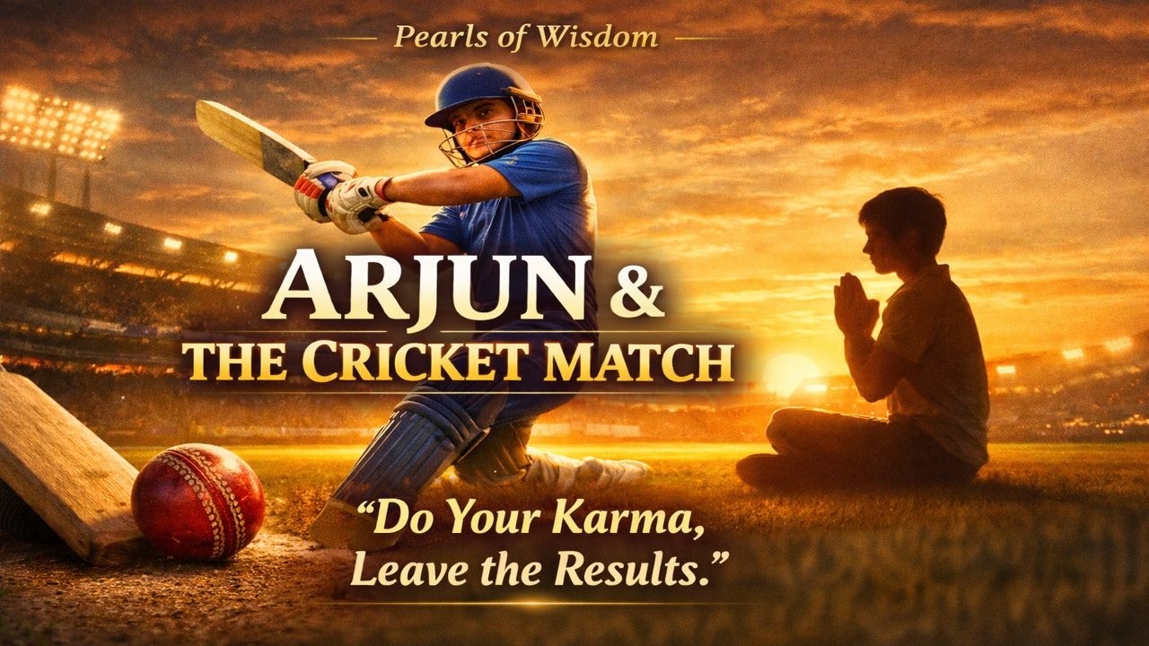 STORY: ARJUN &THE CRICKET MATCH