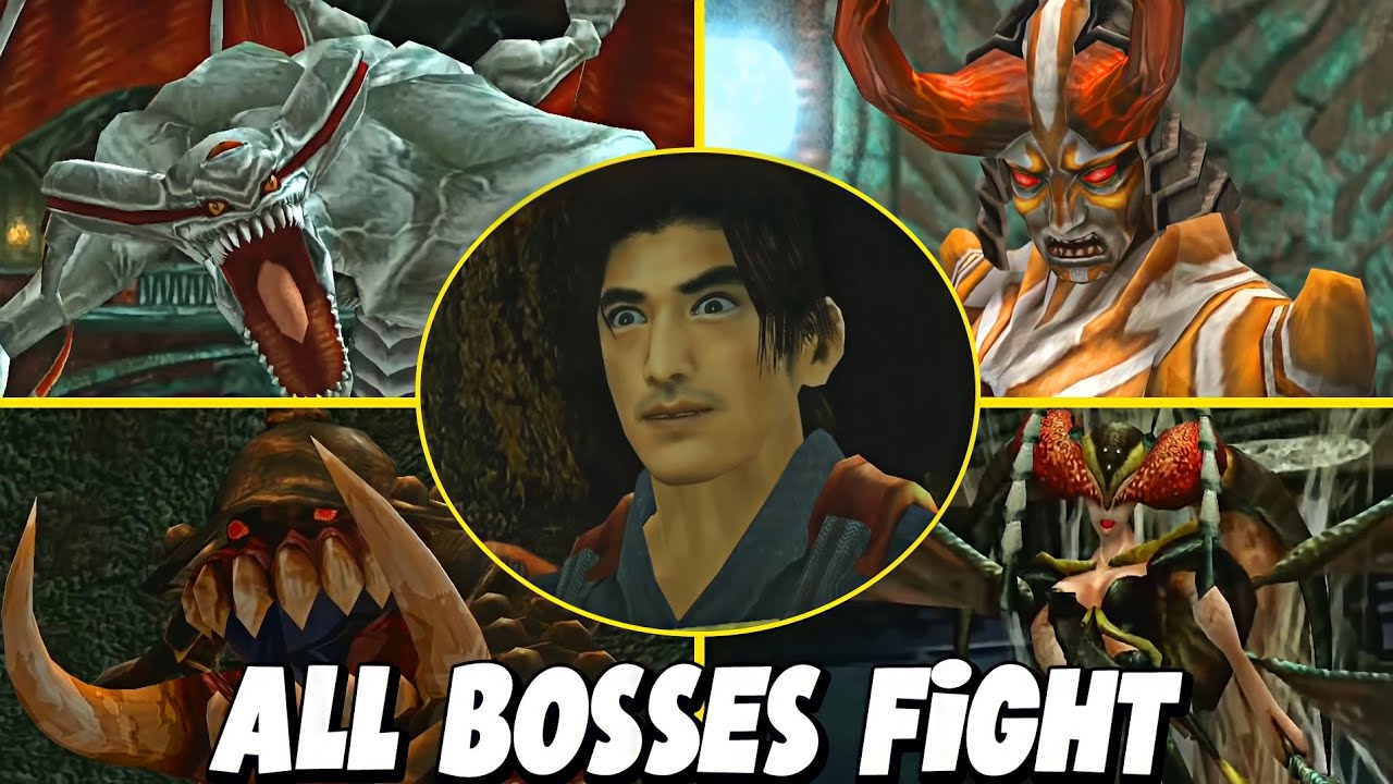 Onimusha 1 - All Bosses Fight (With Cutscenes) [HD,PC]