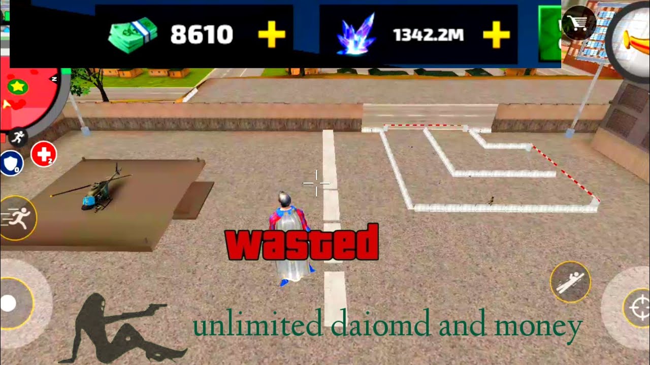 SUPERMAN UNLIMITED DAIOMD & 🤑💰 ROPE HERO|| #gameplay #gaming 