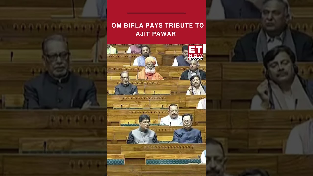 Lok Sabha Speaker Om Birla Pays Tribute To Ajit Pawar After Tragic Baramati Plane Crash #shorts