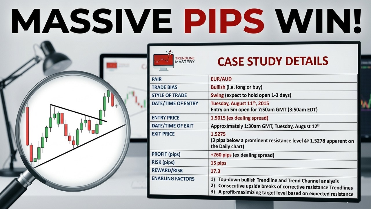 Top-Down Analysis in Action: EUR/AUD Bullish Swing Trade