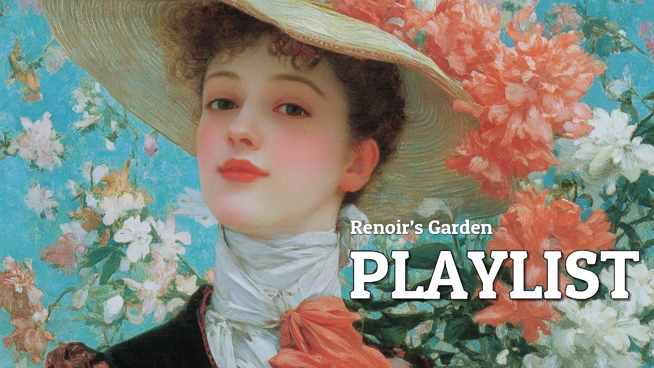 Playlist🎧르누아르의 정원 | 카페음악 | 매장음악 | 힐링음악 | BGM [Old Ribbon Tie]