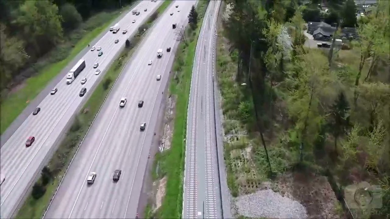 Federal Way Link Extension Flyover – April 2025