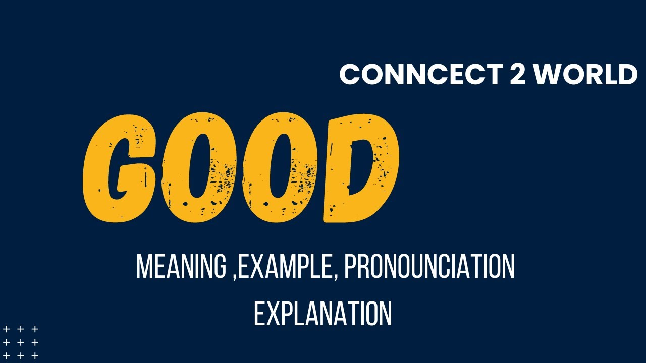 What Does goOD    Means || Meanings And Definitions With goOD     in ENGLISH