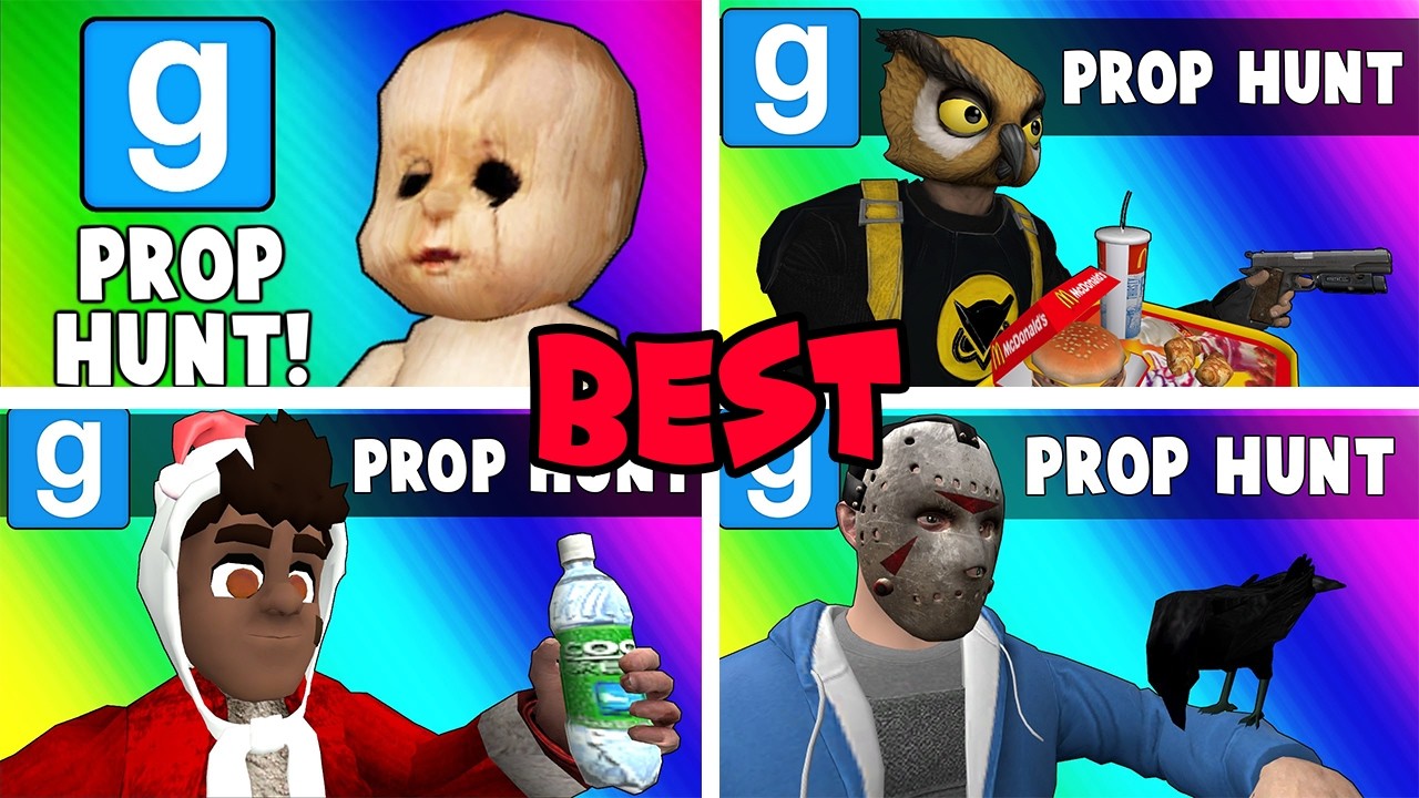 1 Hour 26 Minutes of VanossGaming Gmod Prop Hunt | Vanoss Crew Compilation |