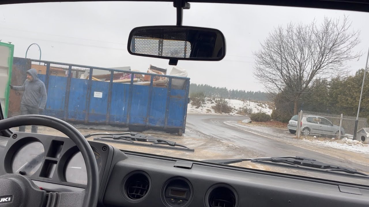 Driving to the landfill | Suzuki Samurai | No talking, no music
