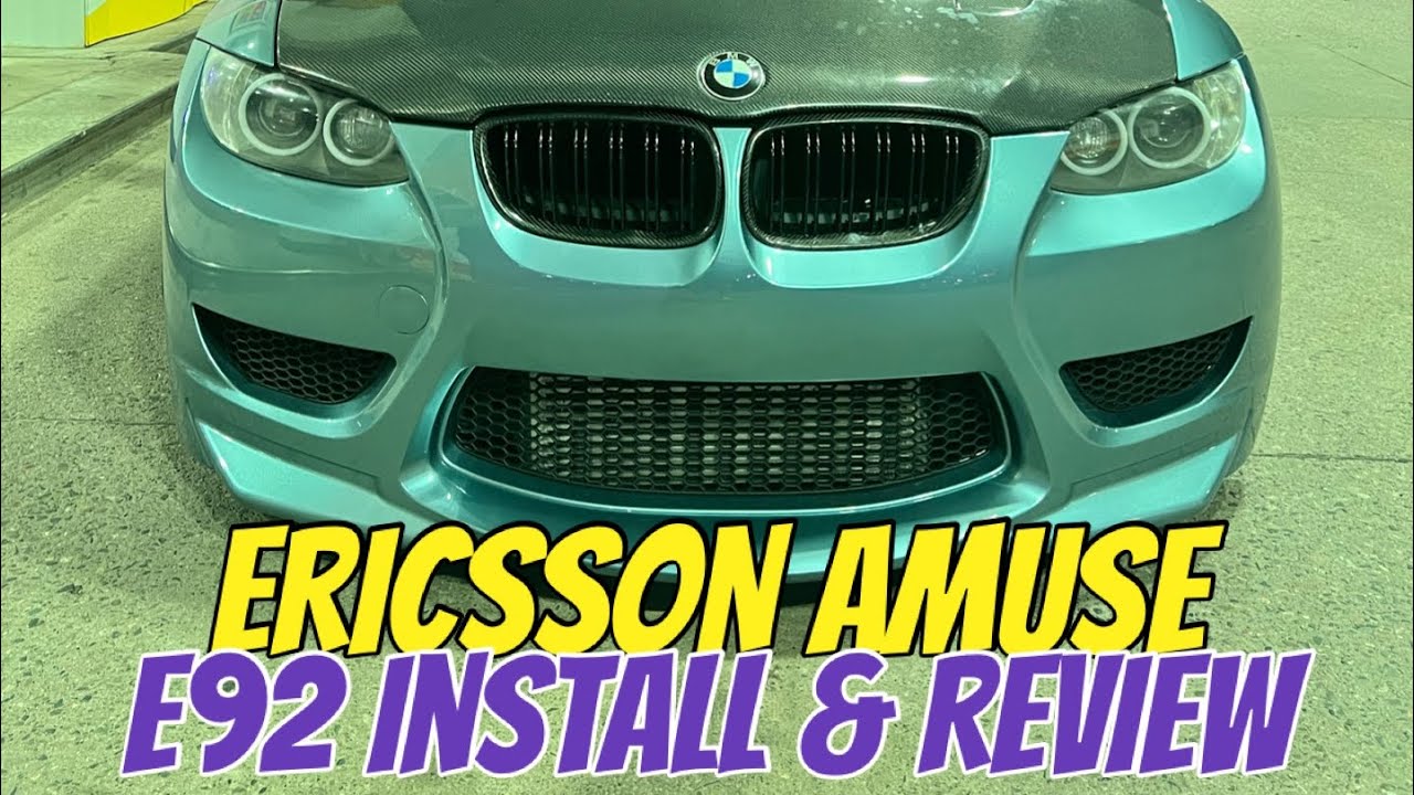 Ericsson Amuse E92 Front Bumper Installation & Review