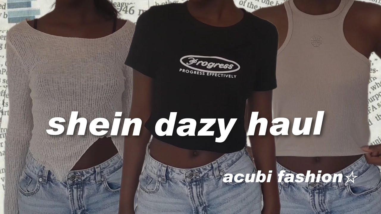 cute shein dazy try on haul | clothing +jewelry (acubi fashion☆)