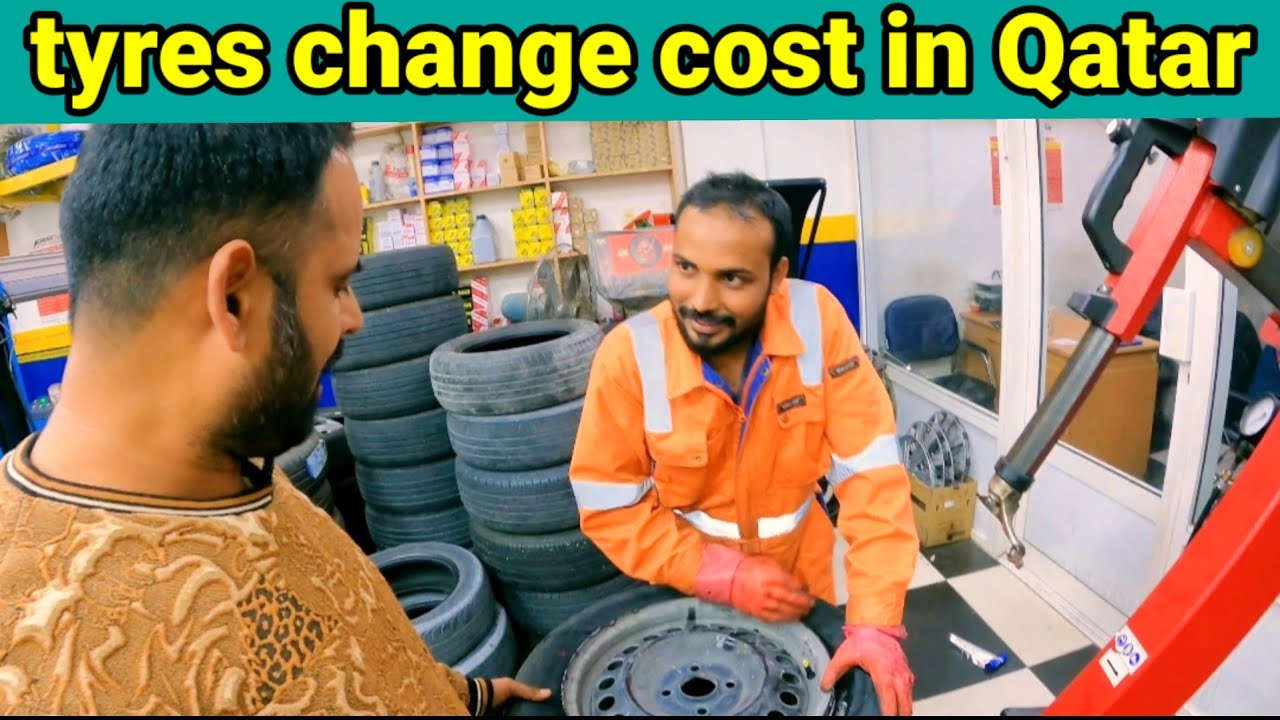 Tyres Change cost in Qatar 🚗 cheap tyres in Qatar @Samar007 Vlogslive  #qatar