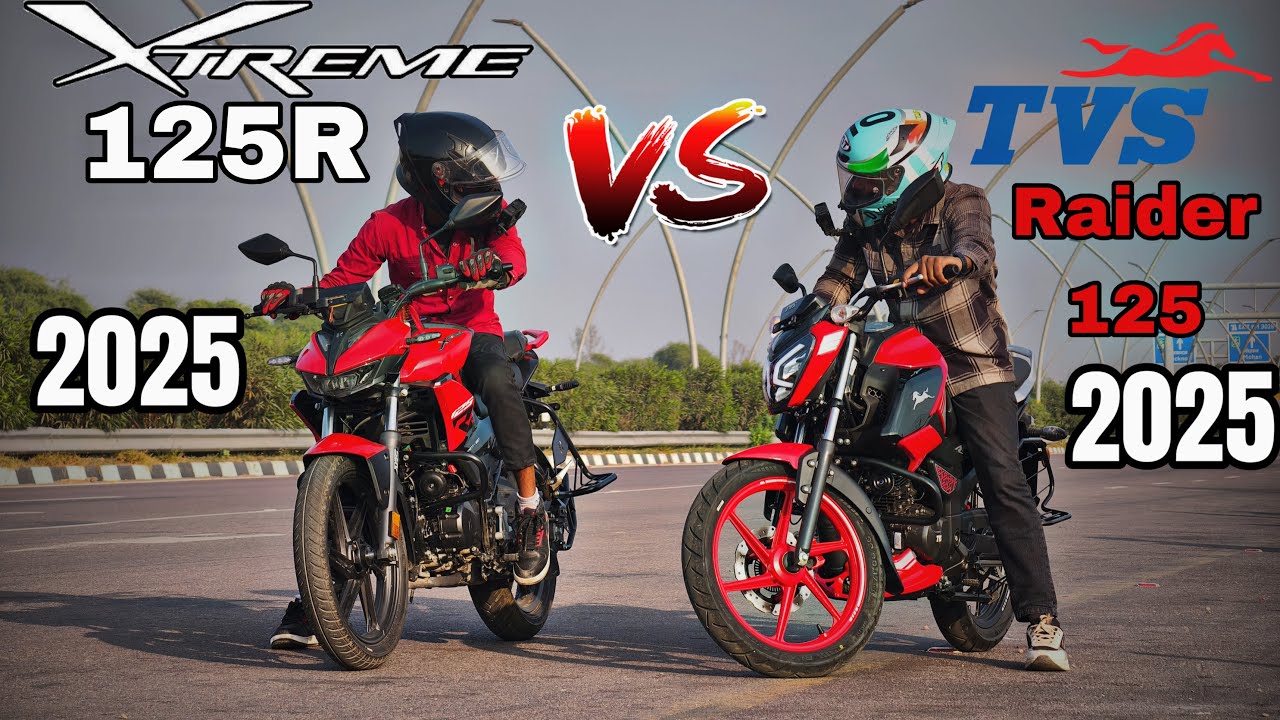 New xtreme 125r vs new tvs raider 125 drag race Arun Dream 10r