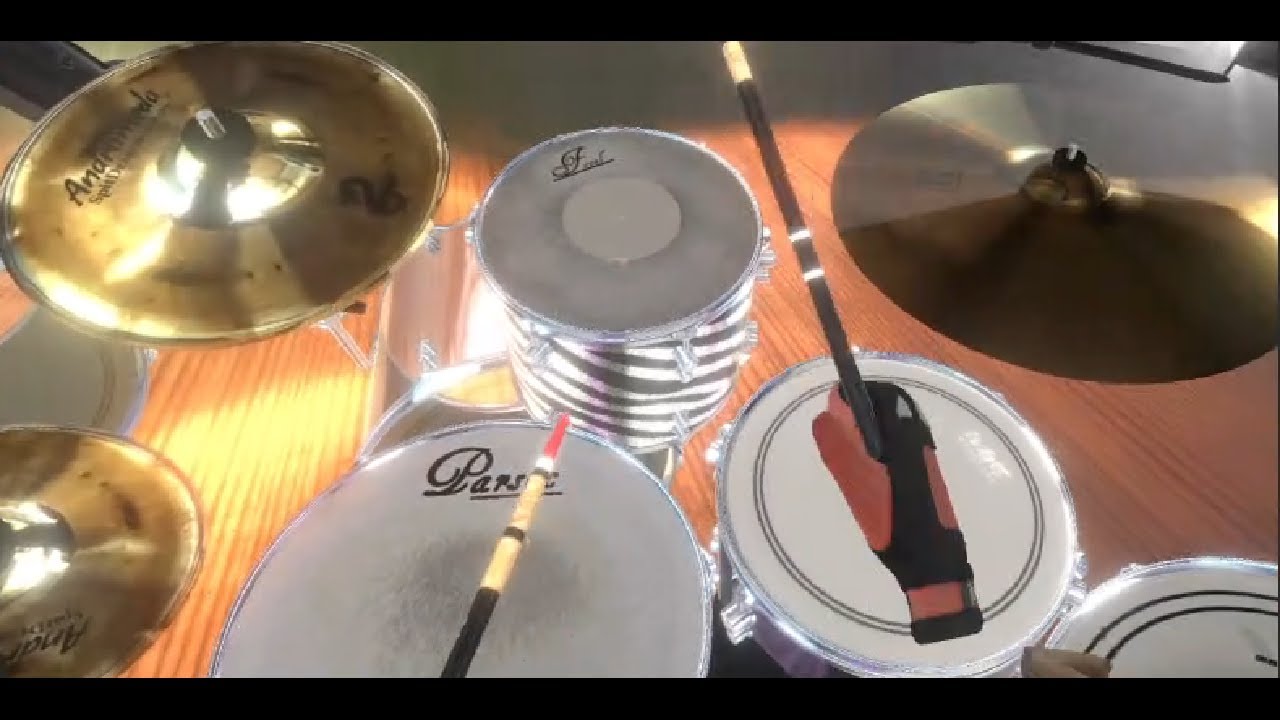 v28.9 VR Drums. Meta Quest Metal Test.