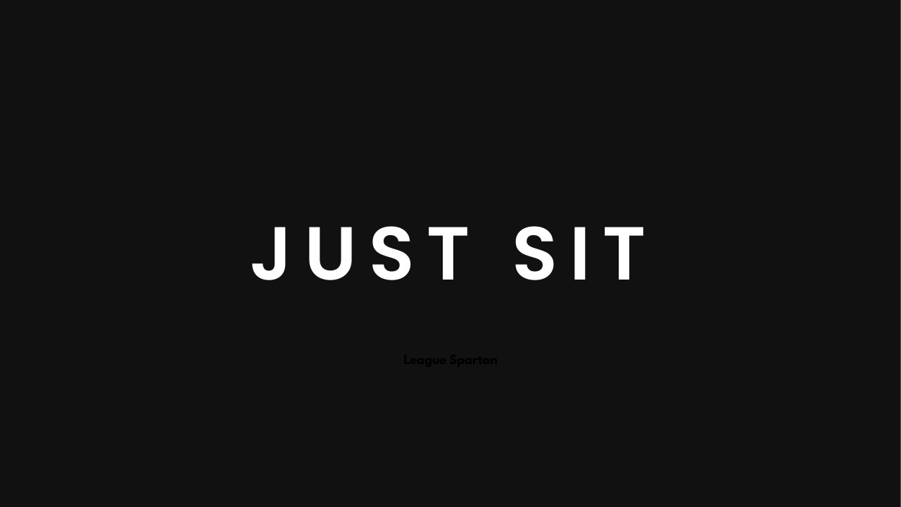 If Doing Nothing Feels Too Hard — Just Sit Here