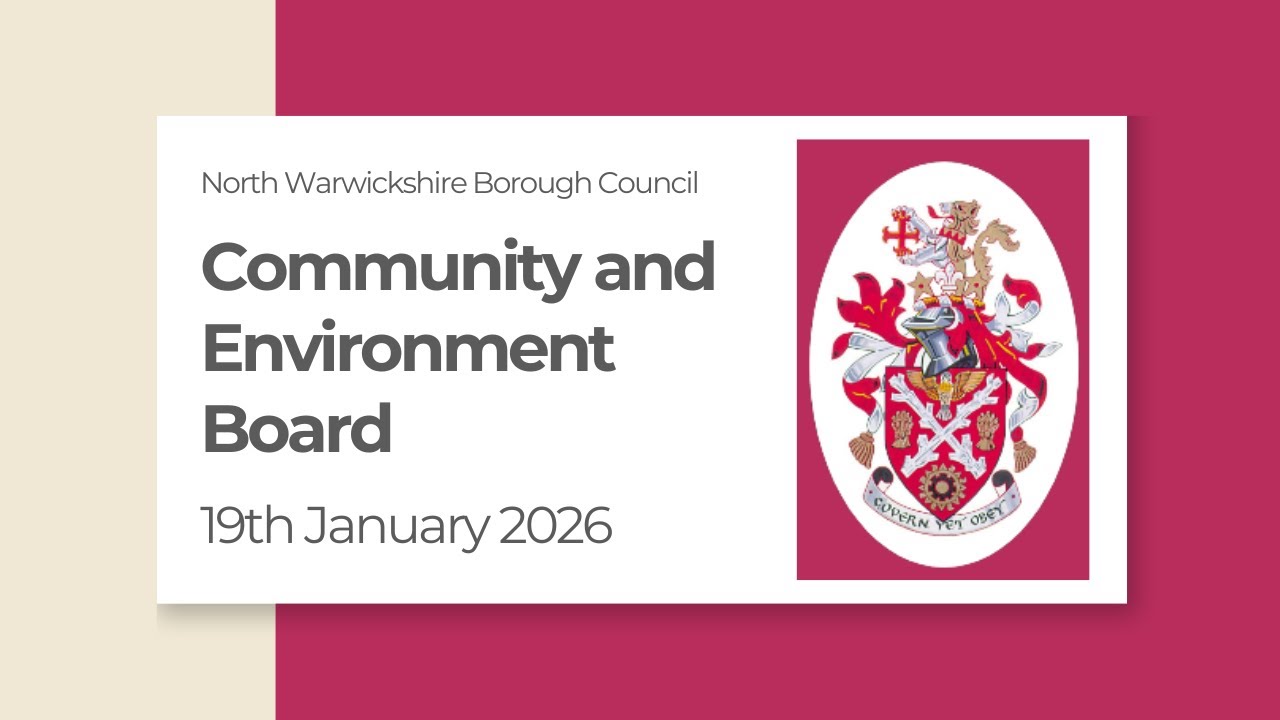 Community and Environment Board - 19th January 2026