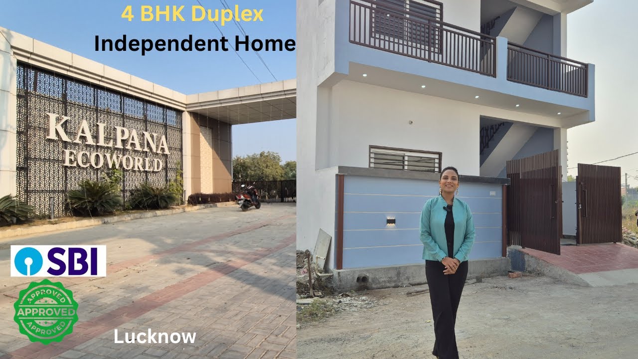 4 BHK Duplex  House For Sale In Lucknow At Kalpana Eco world Raibareli Road | @SimplyShilpi