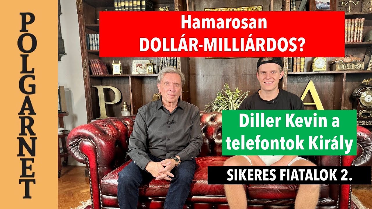 RÉGEN FAGYIRA SEM KÖLTÖTT, MA MÁR MILLIÁRDOS, 21 évesen- DILLER KEVIN |Polgarnet