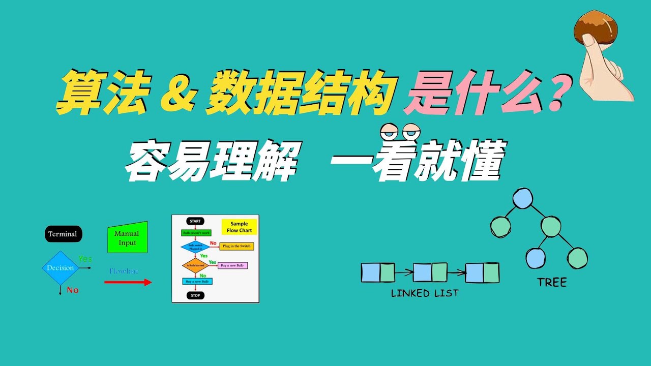 什么是算法？什么是数据结构？它们2个之间是什么关系？一个视频解释清楚，简单易懂！