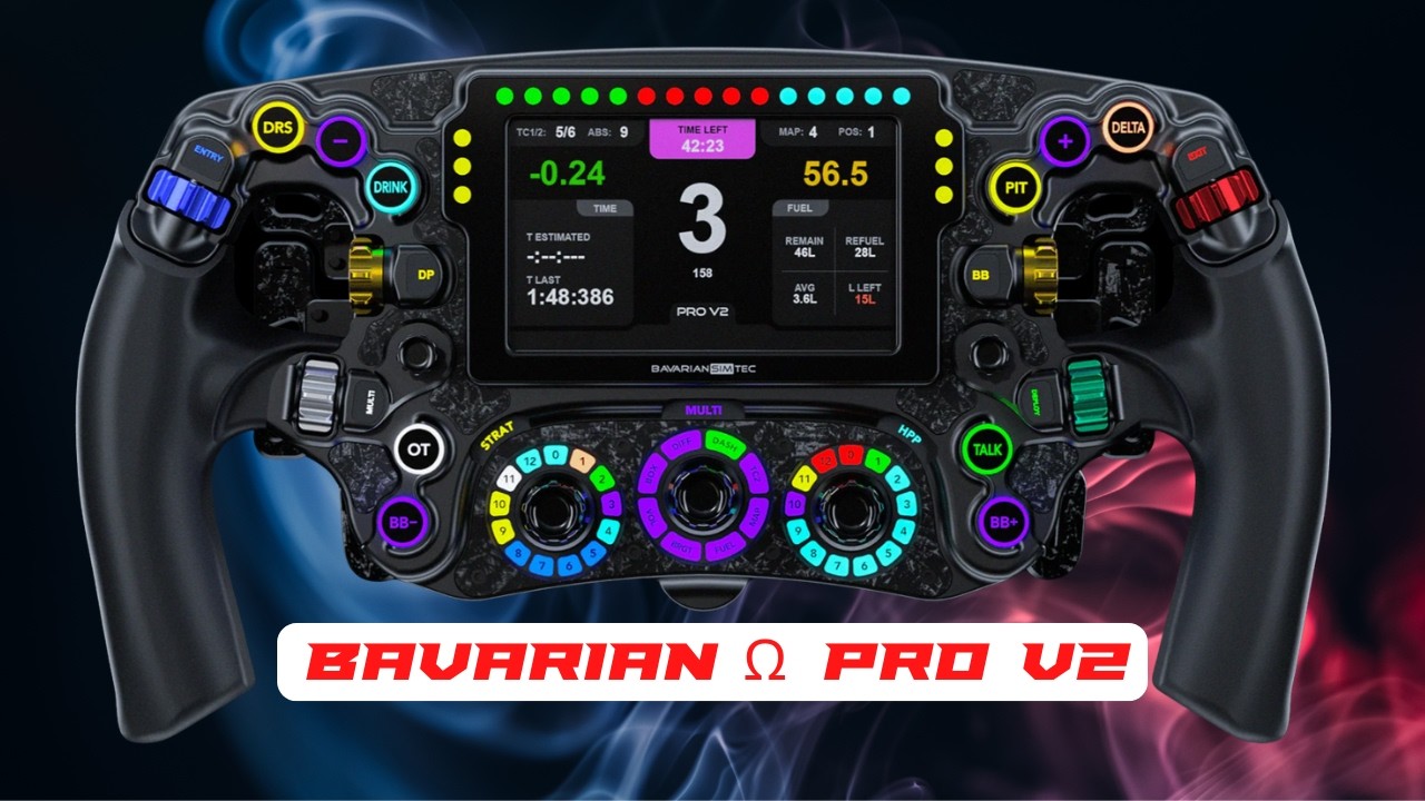 Test : Bavarian Omega Pro V2, le volant F1 de tous les excès🔥
