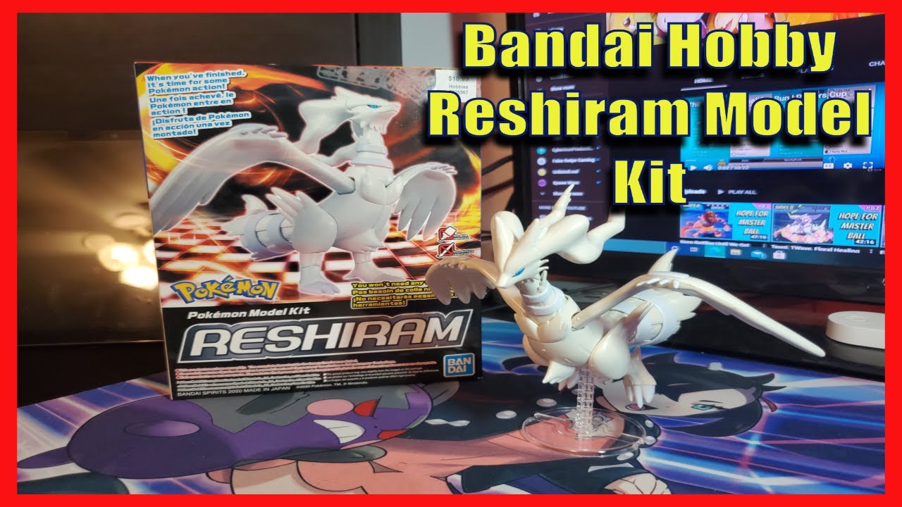 Reshiram Model Kit by Bandai Hobby | Pokémon Unboxing and Set Up