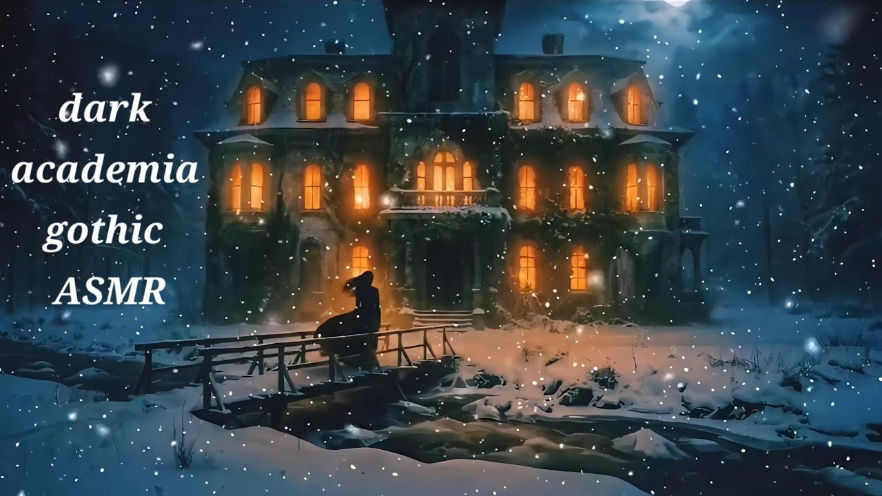 Gothic Winter Ambience 🌨 Haunted Snowstorm Manor for Focus 🧠 Study 📚 or Sleep 😴