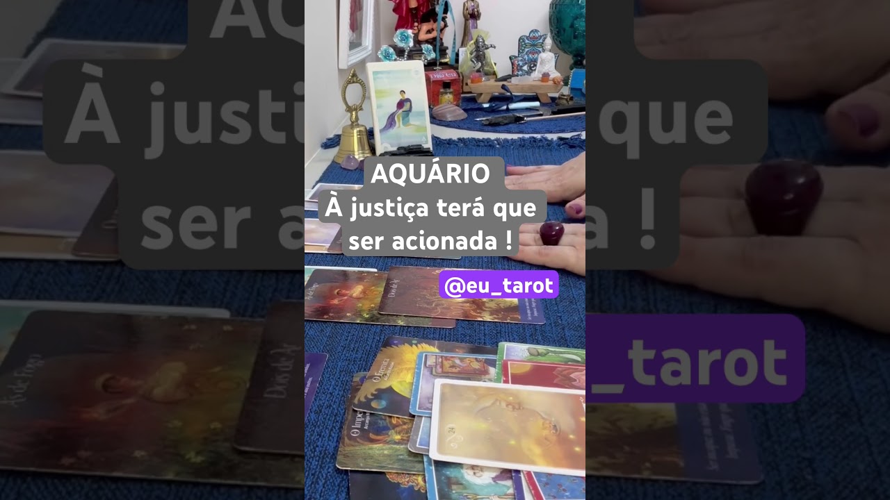 AQU&Aacute;RIO ♒️ - Um assunto se resolver&aacute; na justi&ccedil;a ! #aquariotarot
