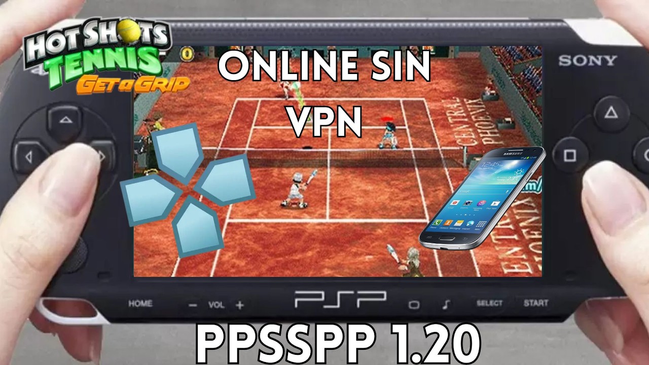 PROBANDO ONLINE PPSSPP | Hot Shots Tennis: Get a Grip | VERSION 1.20