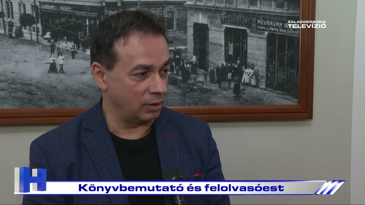K&ouml;nyvbemutat&oacute; &eacute;s felolvas&oacute;est &ndash; ZTV H&iacute;rad&oacute; 2024-03-05
