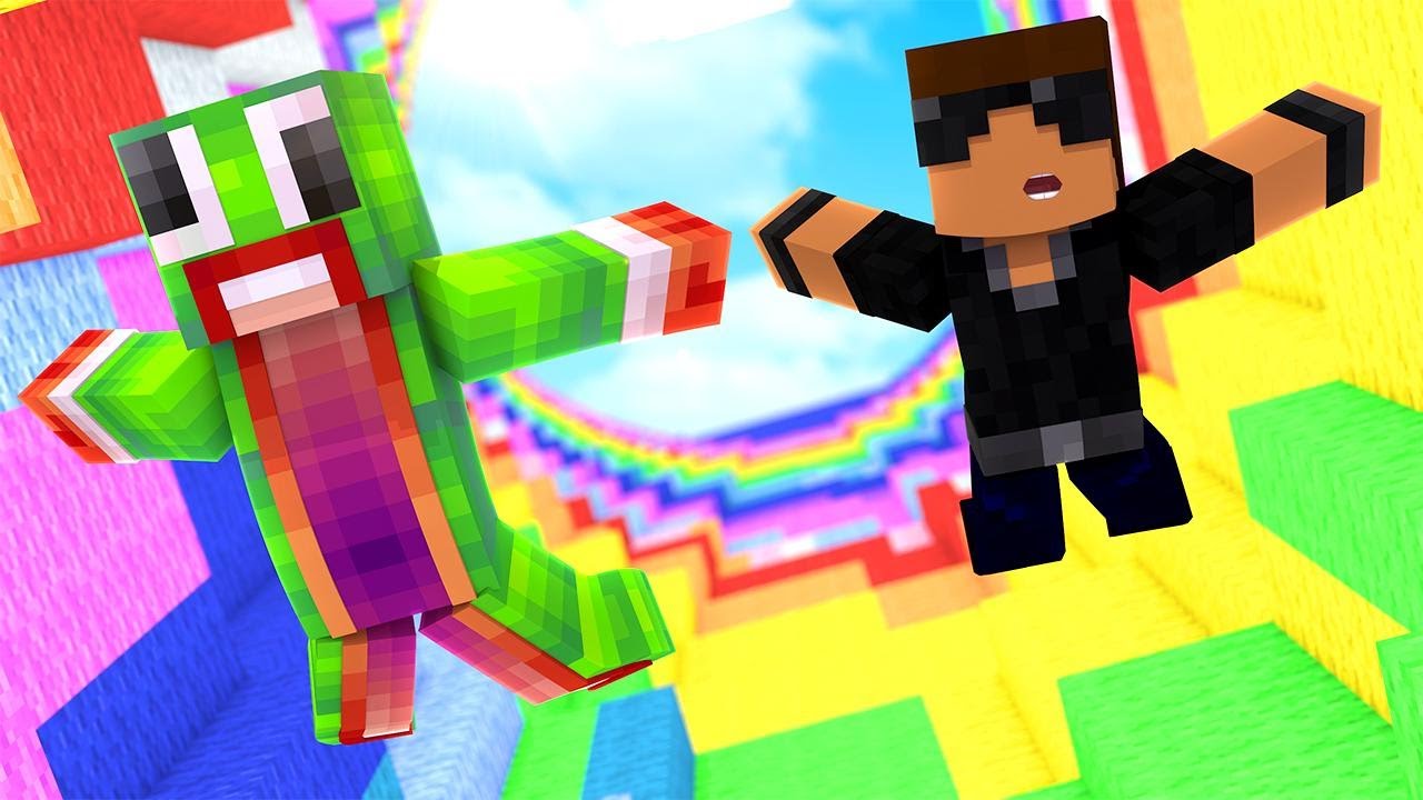 EXTREME RAINBOW DROPPER | Minecraft Dropper