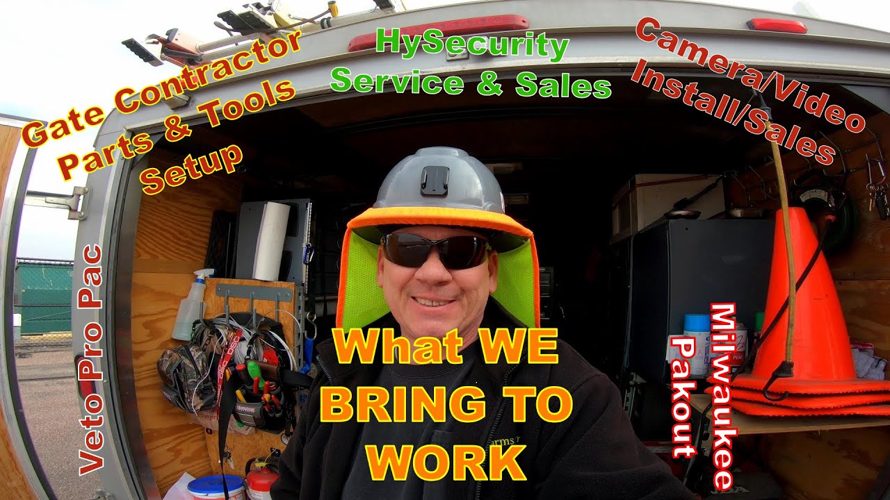 Parts and Tools Setup for Gate & Security Contractor (Low Voltage Contractor) - Trailer Tour