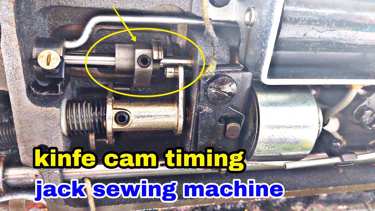 Knife Came Timing, single needle lockstitch sewing machine