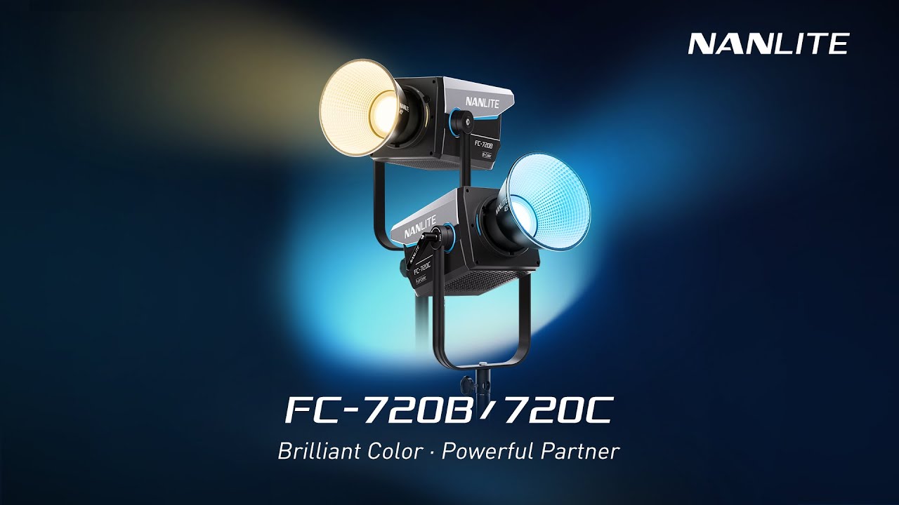 Nanlite FC-720B e FC-720C: nuovi spotlight LED per video