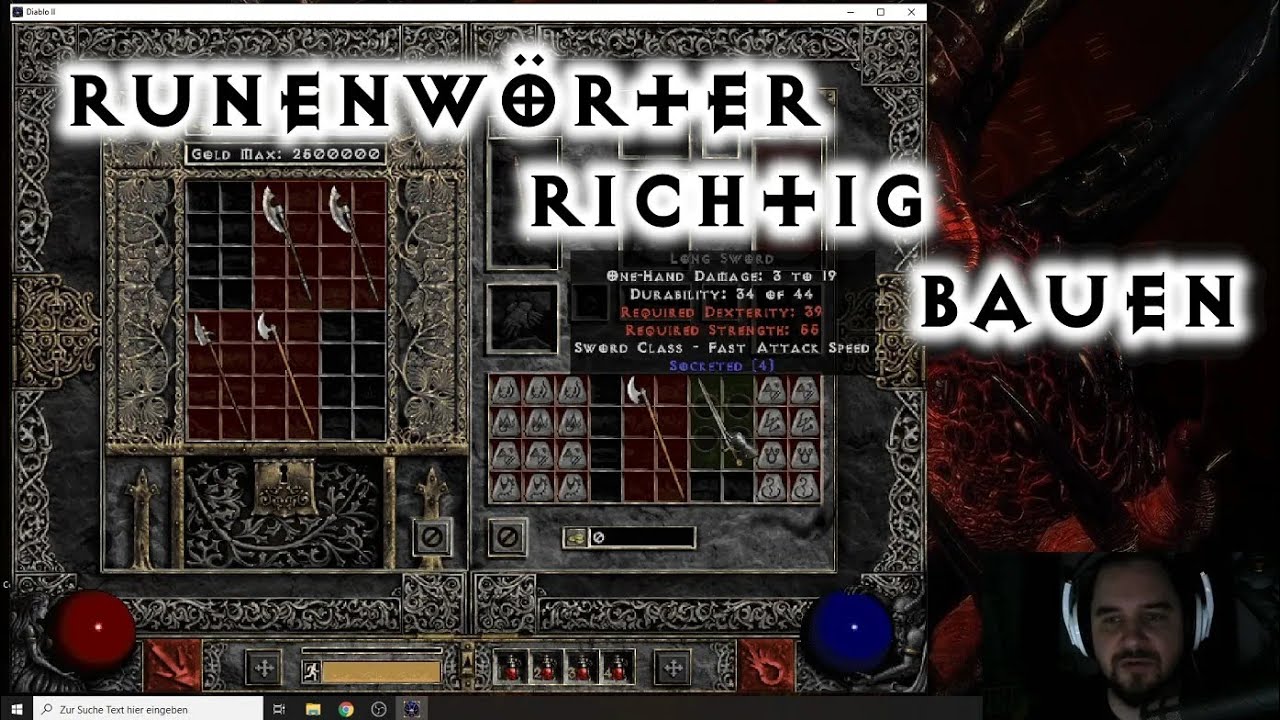 Diablo 2 Resurrected: Runenw&ouml;rter richtig bauen - diese Fehler vermeiden (Sockel Guide) Deutsch