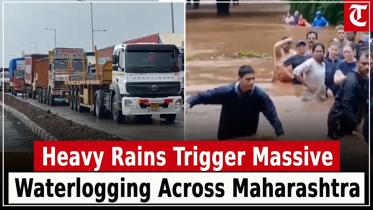 Heavy Rain Batters Maharashtra, Flooding and Waterlogging Disrupt Daily Life