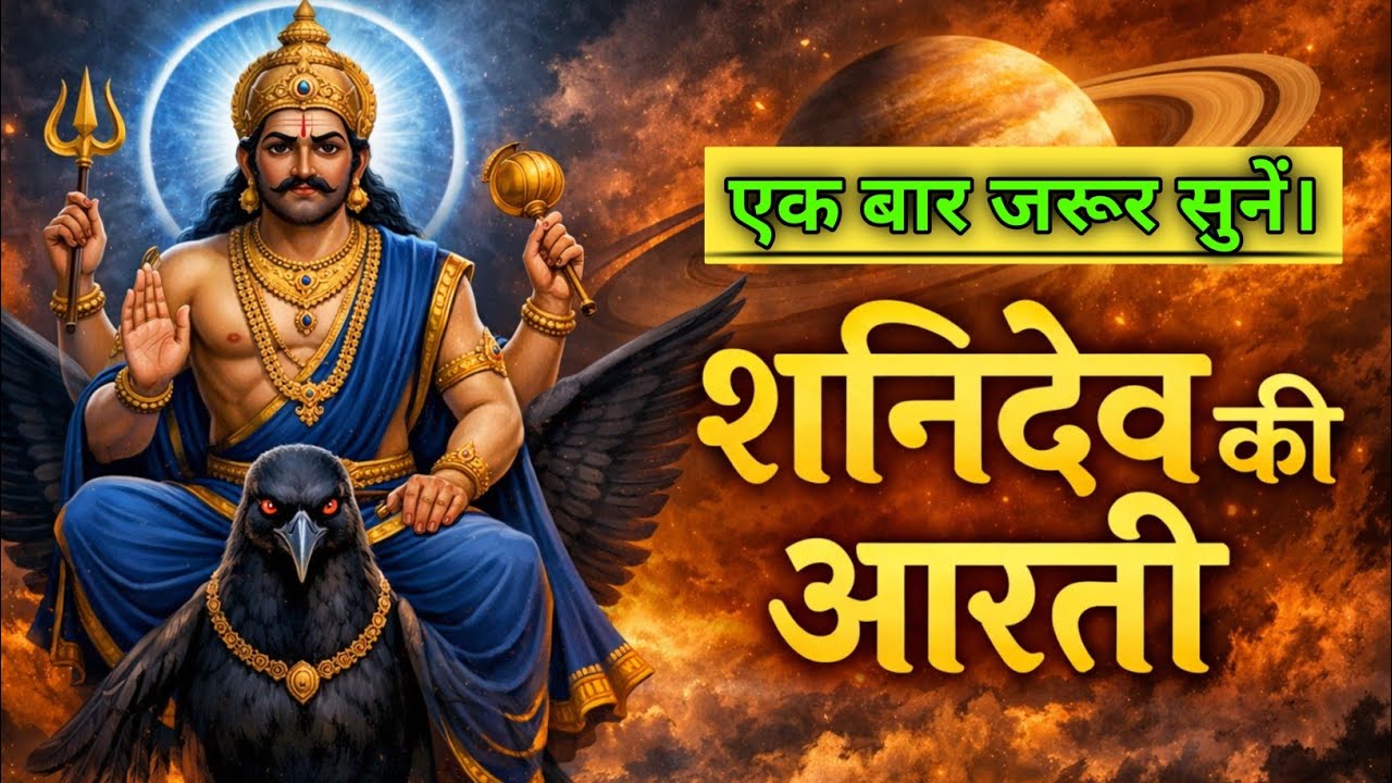 शनिदेव की आरती | Shani Dev Ki Aarti 🙏 शनिवार स्पेशल भजन | Shani Sade Sati & Dosh Nivaran