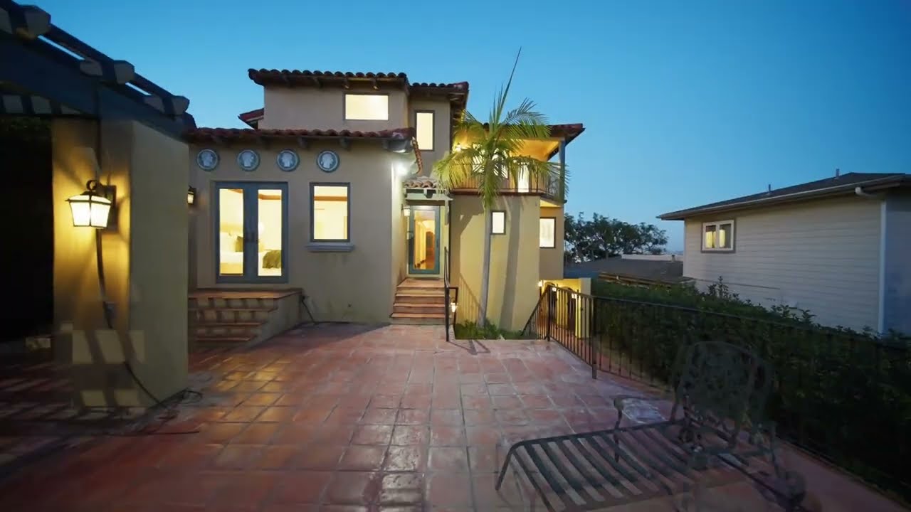 Coastal Mediterranean Masterpiece | 3235 Harbor View Drive, San Diego | Panoramic Harbor Views