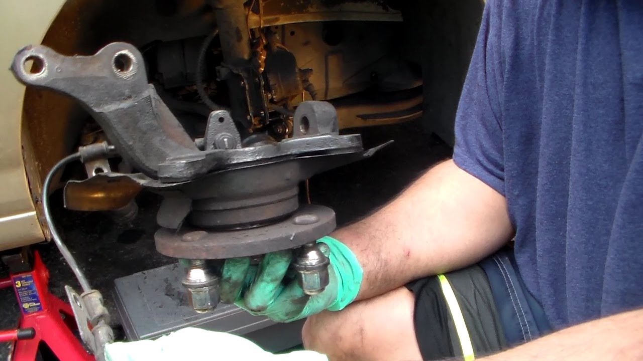 How to replace wheel bearing and hub Hyundai Elantra 2005