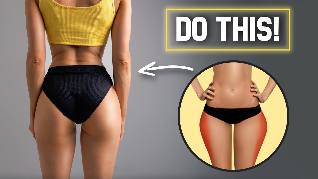 Reduce SADDLEBAGS NATURALLY! Outer Thighs & Side Booty Workout, No Equipment, At Home